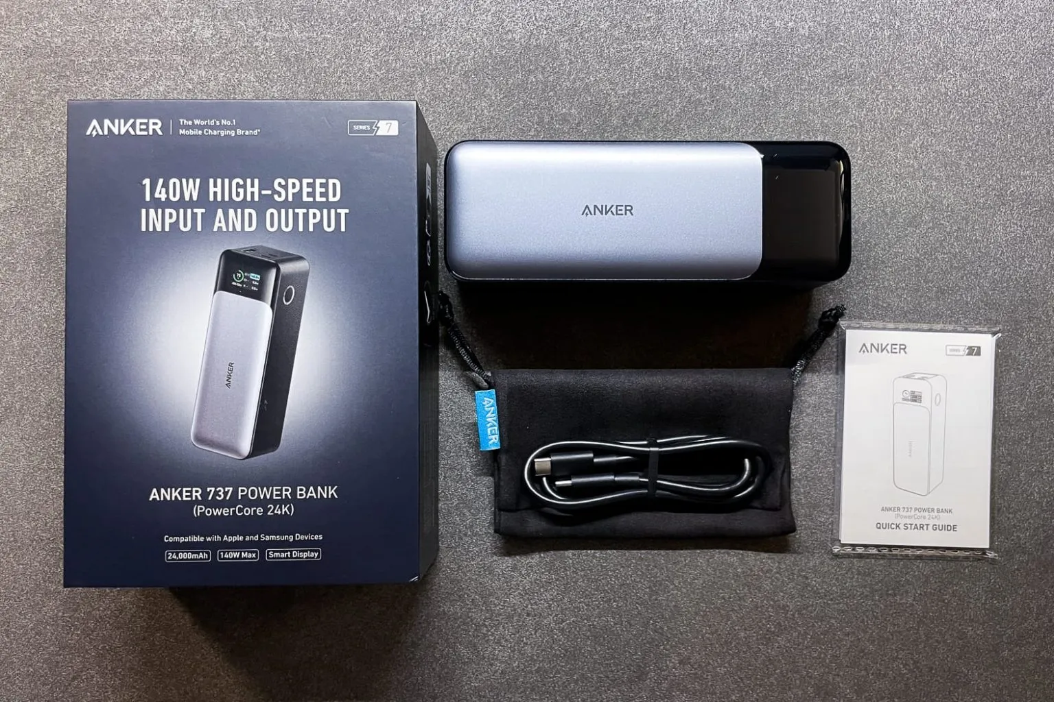 Foto Anker 737 Power Bank PowerCore 24K